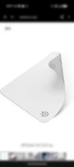 値下げ交渉⭕️新品未開封SteelSeriesマウスパッドホワイト32×27cm