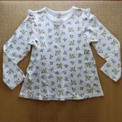 プティマイン　petitmain 長袖カットソー　花柄　130