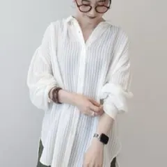 AMERICAN HOLIC ⭐️ 春物　ゆる袖　ブラウス　シャツ　白