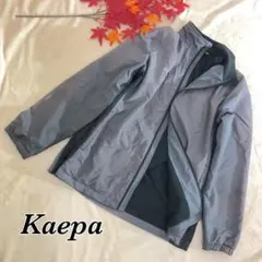 Kaepa フリースナイロンジャケット 韓国風 グレー あったか 秋冬 Mのサムネイル