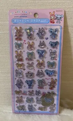【正規品】mezzo piano pom ponette ボンボンドロップシールのサムネイル