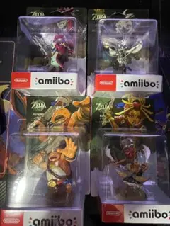 【未開封】 ゼルダの伝説 amiibo セット 4賢者 ティアキン