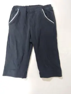 100センチ　コムサフィユ 黒 ハーフパンツ