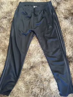 adidas ブラック ジャージパンツ XL