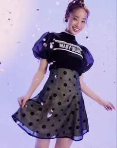 MERCURY DUO　MARY QUANTコラボ　デイジーフロッキープリント