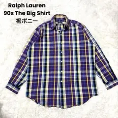 希少】90s ラルフローレン 開襟 シルクシャツ XL USA製 半袖シャツ