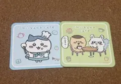 2021年 ちいかわカフェ ハチワレ 栗まんじゅう＆モモンガ　コースター