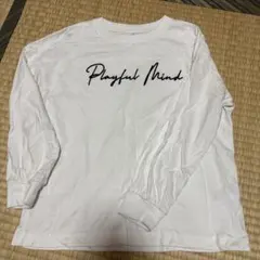 キッズ 長袖カットソー Playful Mind ホワイト