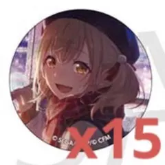 プロセカ グリ缶 小豆沢こはね　グリッター缶バッジ 50B