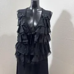 BPN BLACK PEACE NOW アシンメトリーフリル チュニック - メルカリ