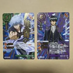 ミラバト 銀魂 坂田銀時 高杉晋作 プロモ ミラクルバトルカード 非売品