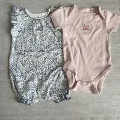 next 3-6ヶ月 ロンパース2点セット