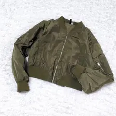 【未使用級】H＆M 短丈MA-1 ボンバージャケット archive y2k