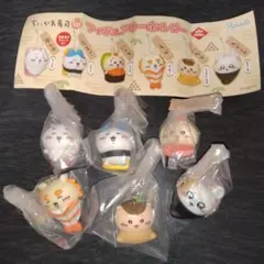 ちいかわ寿司 フィギュアキーホルダー コンプ6個セット①