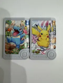 ポケモンフレンダ ワニノコ ピカチュウ パラレルアートピック2枚セット