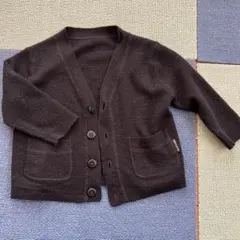 コムサ　長袖カーディガン　黒　80㎝