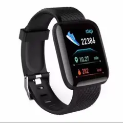 新品未使用　スマートウォッチ　黒