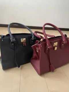 ボルドー ハンドバッグ