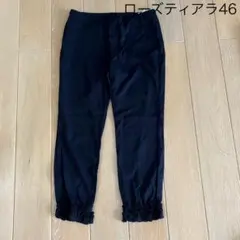 未使用 ローズティアラ 46 パールシアーブルブルゾン黒ブラック 未使用 ローズティアラ 46 パールシアーブルブルゾン黒ブラック