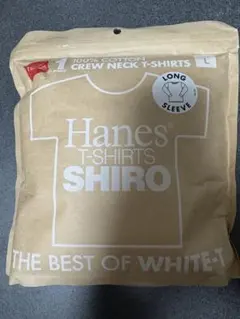 Hanes ヘインズ SHIRO クルーネック ロングスリーブ Tシャツ Lのサムネイル
