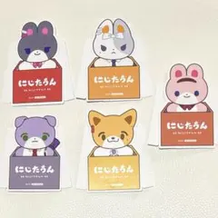 にじたうん　ダイカットポップスタンド　かえみと 咎人 周央サンゴ 5枚セット