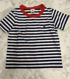 petit bateau プチバトー★美品★ボーダーTシャツ　100cmのサムネイル