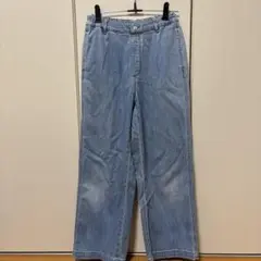 UNIQLO ライトブルー ストレートパンツ 150