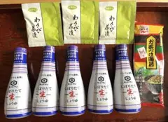 キッコーマン しぼりたて生しょうゆ 200ml 5本 お茶漬けセットのサムネイル