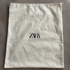 ZARA 巾着袋 保存袋 ホワイトのサムネイル