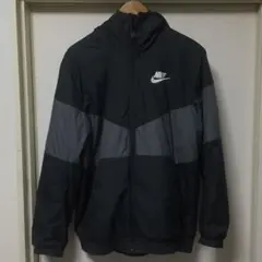 ナイキ フード付き バイカラー ナイロンジャケットパーカー