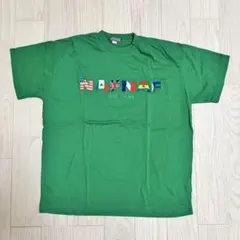 ナフナフ　刺繍Tシャツ　グリーンのサムネイル