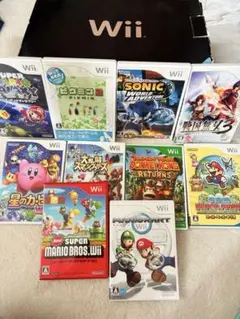 Wii 本体　ソフト10個