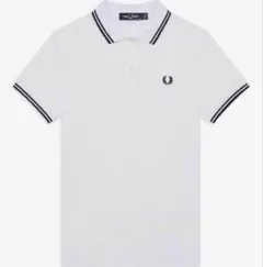 【新品同様】FRED PERRY フレッドペリー　ロゴ刺繍　ポロシャツ
