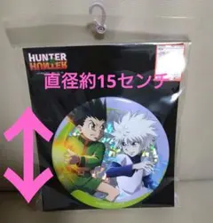新品未開封　ハンターハンター　ホログラム　BIG缶バッジ　ゴン　キルア　コラボ