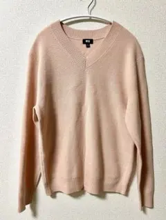UNIQLO ワッフルVネックセーター
