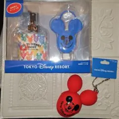 新品 ディズニーリゾート ハンドジェル ケース付き 風船 バックチャーム 限定