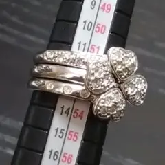フォリフォリ Folli Follie 3連リング ファッションリング シルバーのサムネイル