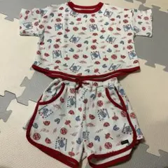 【人気】マーキーズ　BIG FIELD ソウガラワッフル　セットアップ　100