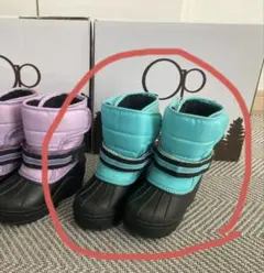 子供用スノーブーツ ミント色　17センチ