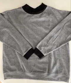 Right-on 長袖メンズカットソー　グレンチェック　L