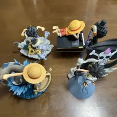 ワンピース フィギュア 4体セット ワーコレ 名場面 ログストーリーズのサムネイル