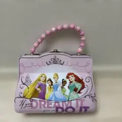 ディズニープリンセス ブリキ製バッグ 小物入れ　ディズニーオンアイス限定