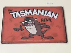THE TASMANIAN DEVIL ブリキ看板 インテリア