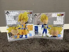 ドラゴンボールダイマ１番くじ　B賞悟空　C賞ベジータフィギュア セット　おまけ付