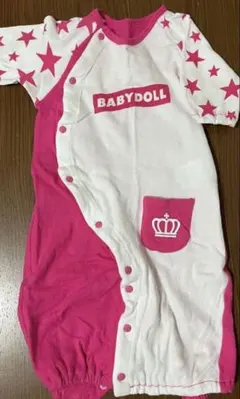 BABYDOLL 星柄ロンパース