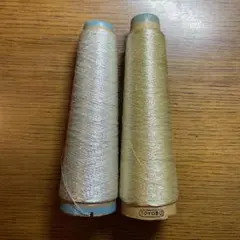 TOYOBO シルバー ゴールド 糸 2個セット