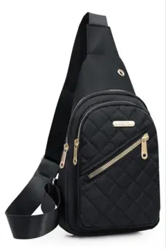 ボディバッグ☆ブラック☆ポケットたくさん☆