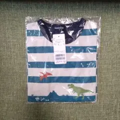 クレードスコープ ストライプ 長袖Tシャツ　ロンT　恐竜　130