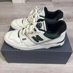 New Balance BB550VTC ホワイト/グリーン 27.0cm