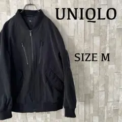 古着 UNIQLO ジル・サンダー コラボ オーバーサイズブルゾン M 黒色